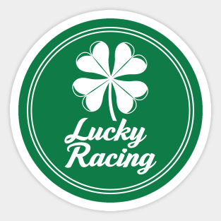 Lucky Racing Booty White Sticker